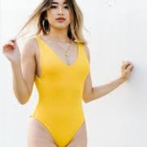 Londre Swimsuit - The Minimalist (Yellow)